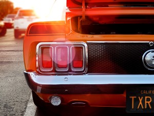 Classic 1970 Mustang Orange